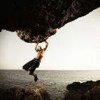 Psicoboulder a Minorca (arrampicarsi e tuffarsi)
